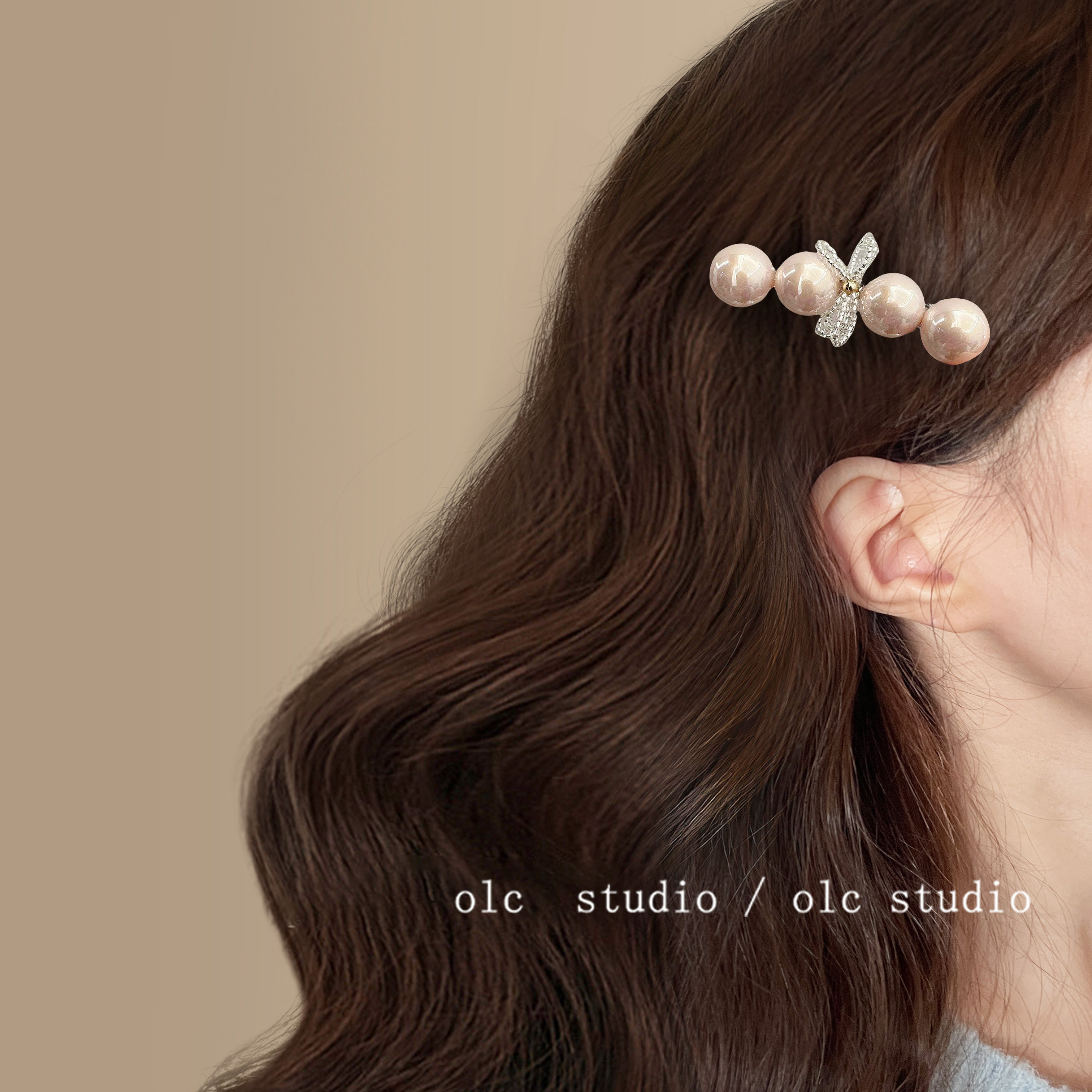 韩系女主~轻奢珍珠发夹边夹侧边甜美复古鸭嘴夹蝴蝶结旅行发卡女,淘宝优惠券,粉丝福利购,淘宝优惠卷