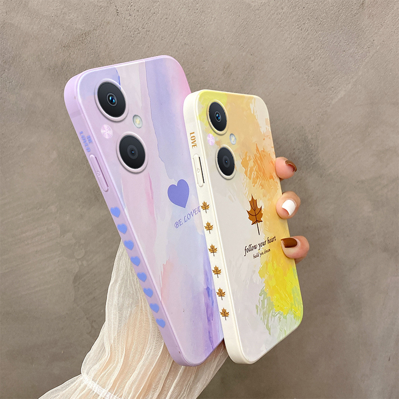 适用于oppoa96手机壳日韩简约poopa时尚少女oppoa96可爱软套opp0a96新品opooa96卡通软套Oppa96情侣a96潮女款 - 图3