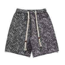 美式格纹满印短裤男夏季外穿潮牌宽松大码沙滩裤男生休闲五分裤子,淘宝优惠券,粉丝福利购,淘宝优惠卷