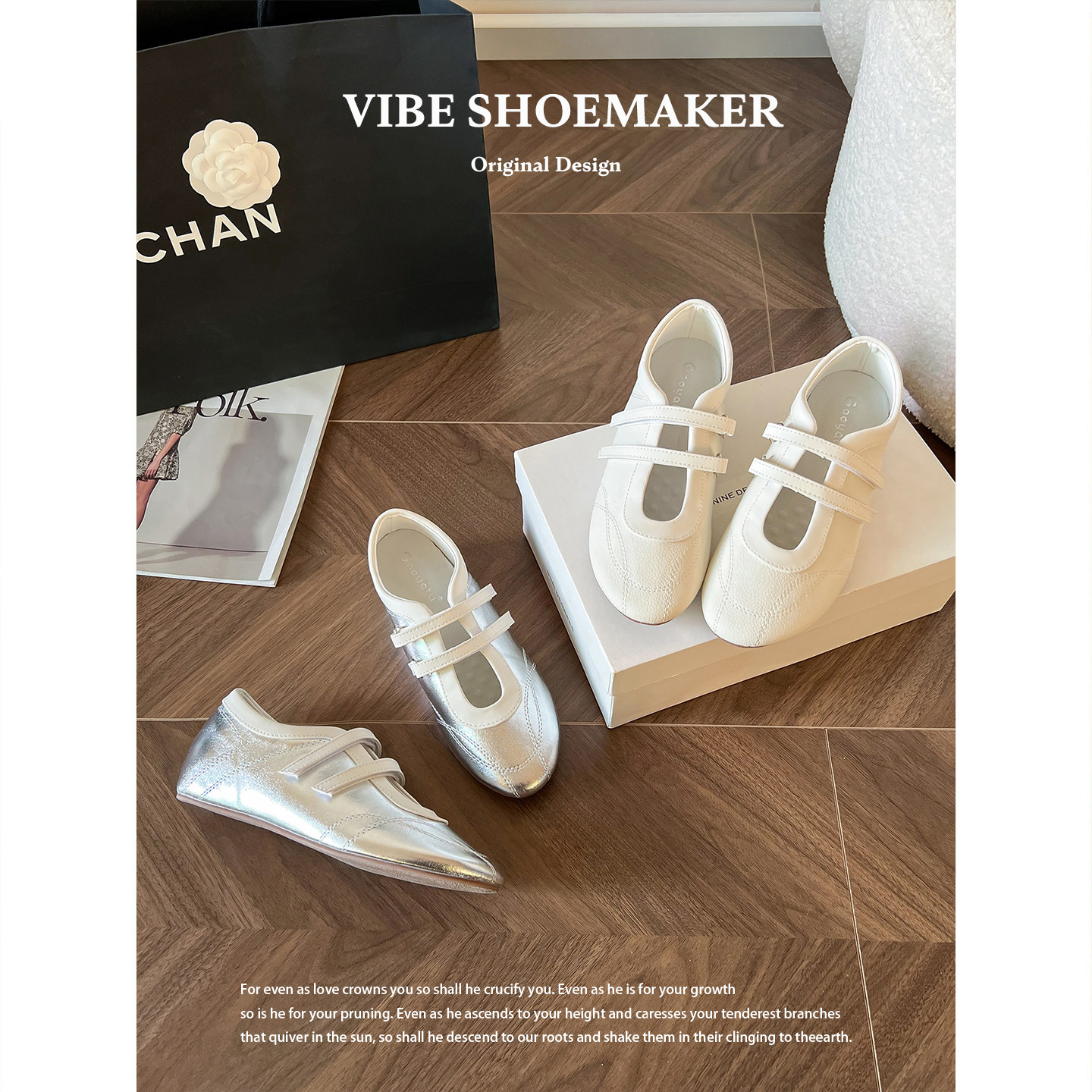 真皮版韩系浅口芭蕾舞鞋魔术贴圆头单鞋女2026早春款平底玛丽珍鞋,淘宝优惠券,粉丝福利购,淘宝优惠卷