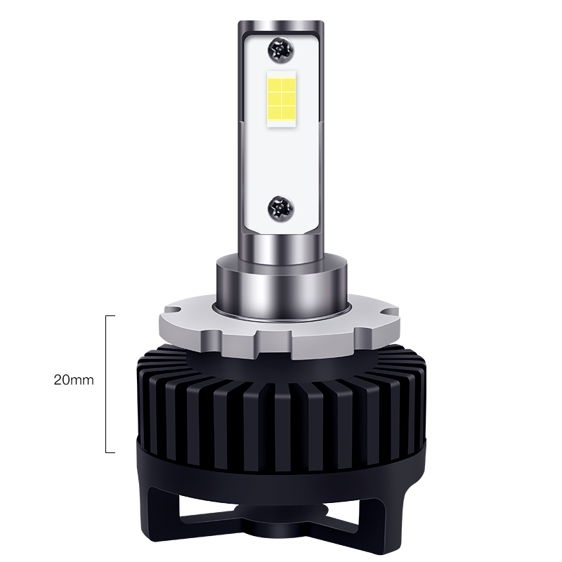 适用于D2HLED灯泡改装超亮大灯海5Q5双光透镜龙鼎时宇大灯总成近