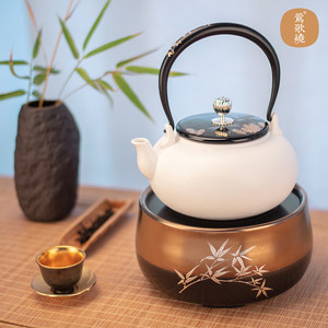 莺歌烧电陶炉正品家用小型静音电茶炉自动断电煮茶器铁壶银壶专用