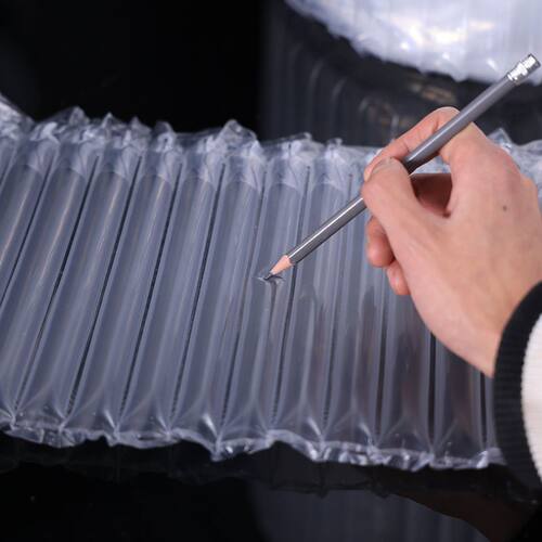 气柱袋卷材快递打包防震气泡袋包装缓冲防撞气泡膜加厚充气气泡柱 - 图0