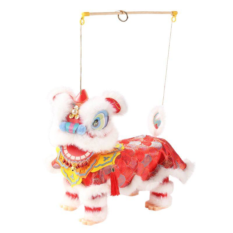 马年春节醒狮灯笼摆件儿童手提发光diy手工新年元宵节花灯材料包,淘宝优惠券,粉丝福利购,淘宝优惠卷