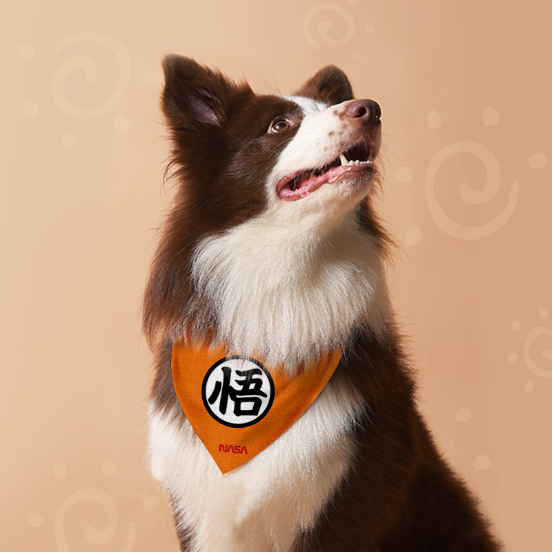 NASA联名龙珠悟字神魔龟仙人宠物口水巾狗狗猫咪三角巾大中小围巾,淘宝优惠券,粉丝福利购,淘宝优惠卷