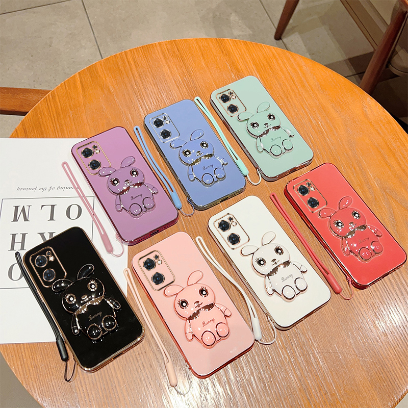 适用Oppo Find X5 Lite手机壳新款兔支架findx5Lite青春版硅胶保护套oppofx5lite全包防摔oppo网红男女软外壳 - 图3