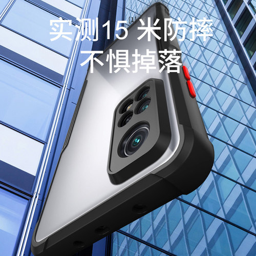 适用小米10TPro手机壳气囊四角防摔小米10t全包镜头5G硅胶保护套小mi 10tpor简约透明软外壳10T时尚男女款por - 图2