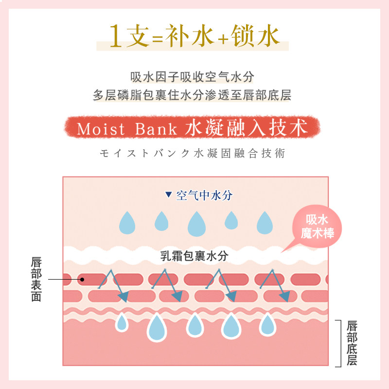 曼秀雷敦白桃奶茶松饼女保湿润唇膏 曼秀雷敦海外润唇膏