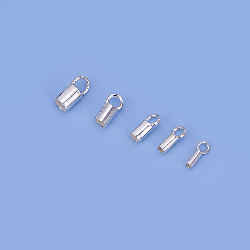 925纯银皮绳扣2020新潮款蜡绳扣子手工diy制作手链扣材料配件配饰 - 图2