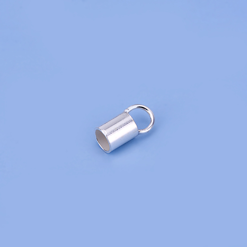 925纯银皮绳扣2020新潮款蜡绳扣子手工diy制作手链扣材料配件配饰 - 图3