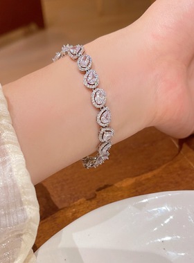 多巴胺手链轻奢高级感欧美ins气质精致高档珠宝饰品外贸彩宝手链