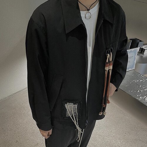 BMC the soloist宫下贵裕经典骨头圆环皮绳项链情侣pengiri同款 - 图1