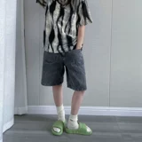 Мужские летние дышащие тапочки, нескользящие пляжные слайдеры для влюбленных для отдыха