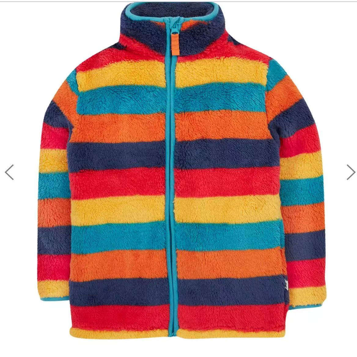 frugi抓绒亲子装软呼呼毛绒绒想贴贴的外套男女同款拉链外套,淘宝优惠券,粉丝福利购,淘宝优惠卷