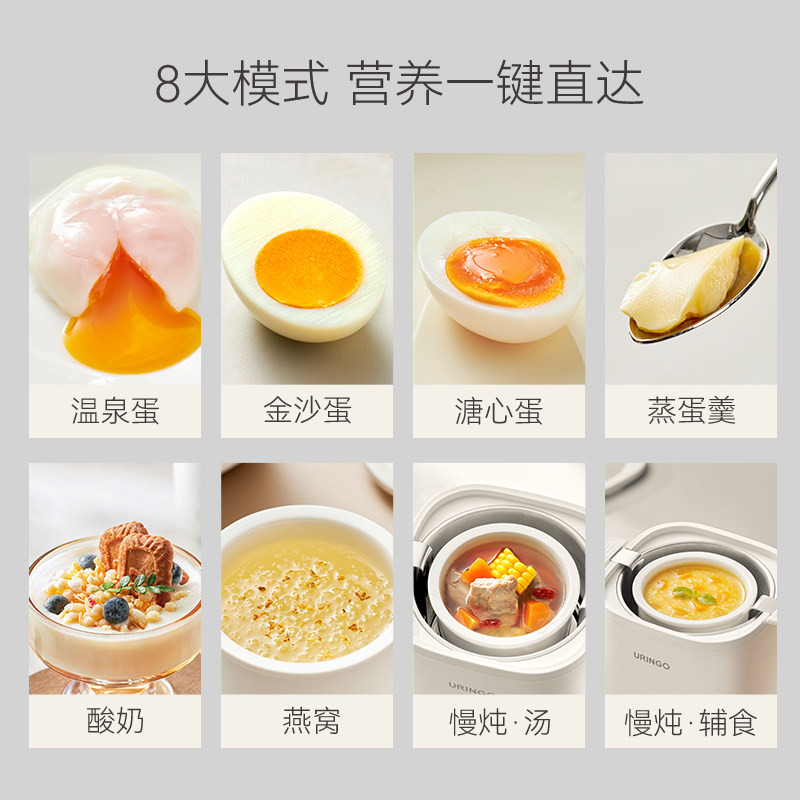 【所有女生的衣橱直播间】七彩叮当多功能迷你蒸炖锅家用煮蛋器