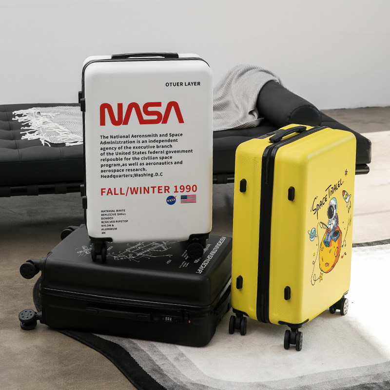 女日系小型涂鸦学生2021新款拉杆箱 一菏旅行箱