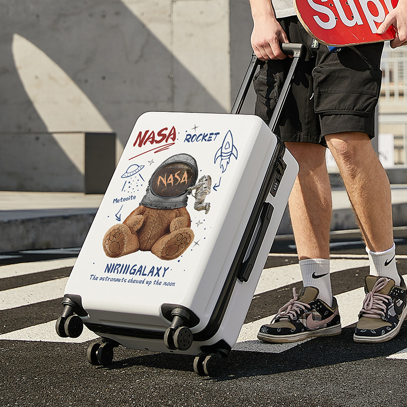 小熊高颜值女2021新款学生行李箱 一菏旅行箱