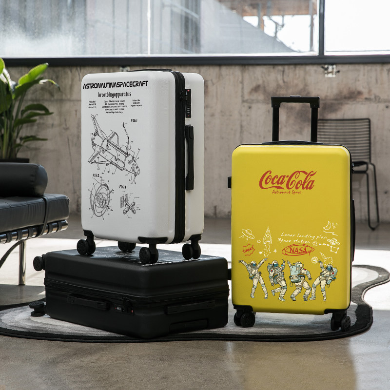 女日系小型涂鸦学生2021新款拉杆箱 一菏旅行箱