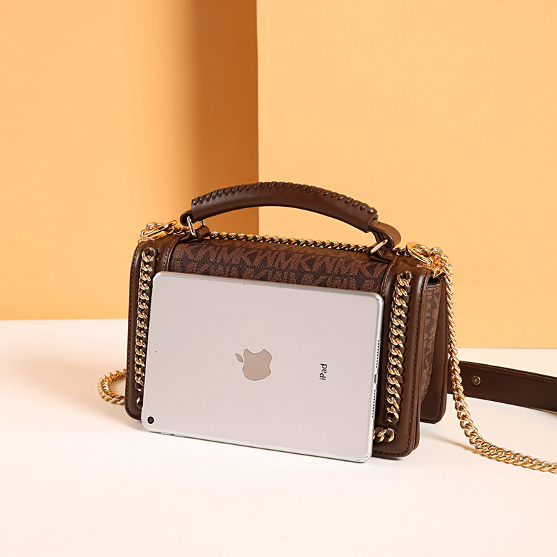 百搭小香风女2021新款小mk w斜挎包 忆香箱包女士包袋