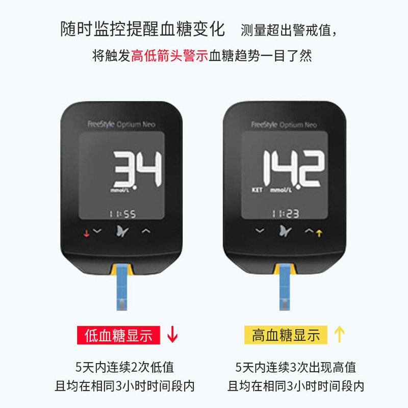 雅培血糖测试仪家用高精准血酮仪 力天世纪医疗器械血糖用品