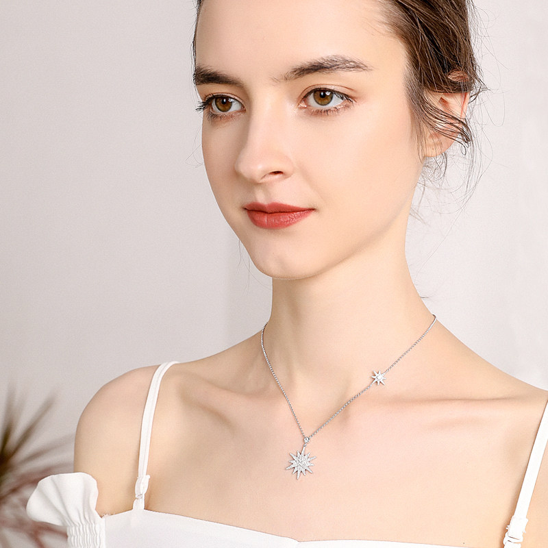 cambas刊芭思六芒星女轻奢感锁骨链 cambas饰品项链