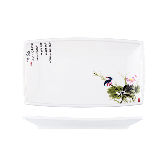 New large rectangular fruit for steamed fish in the hotel