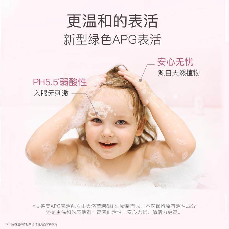 贝德美婴儿洗发水沐浴露二合一儿童新生宝宝洗护用品婴幼儿沐浴乳,淘宝优惠券,粉丝福利购,淘宝优惠卷