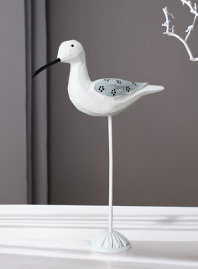 跨境简约地中海海洋风格海鸟摆件家居电视柜玄关酒柜桌面儿童房