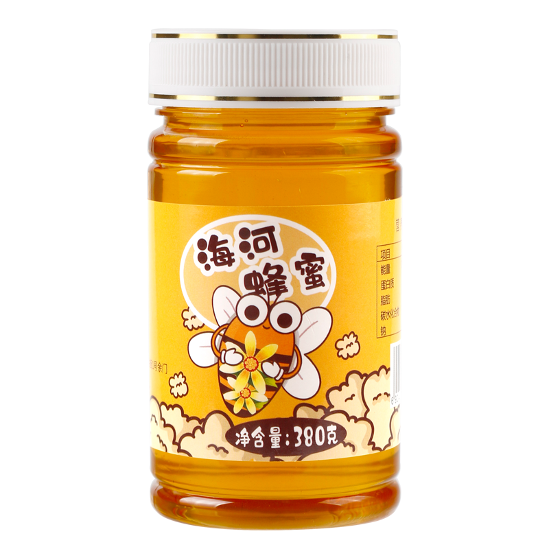 海河380g纯正天然野生农家百花蜜 海河食品蜂蜜