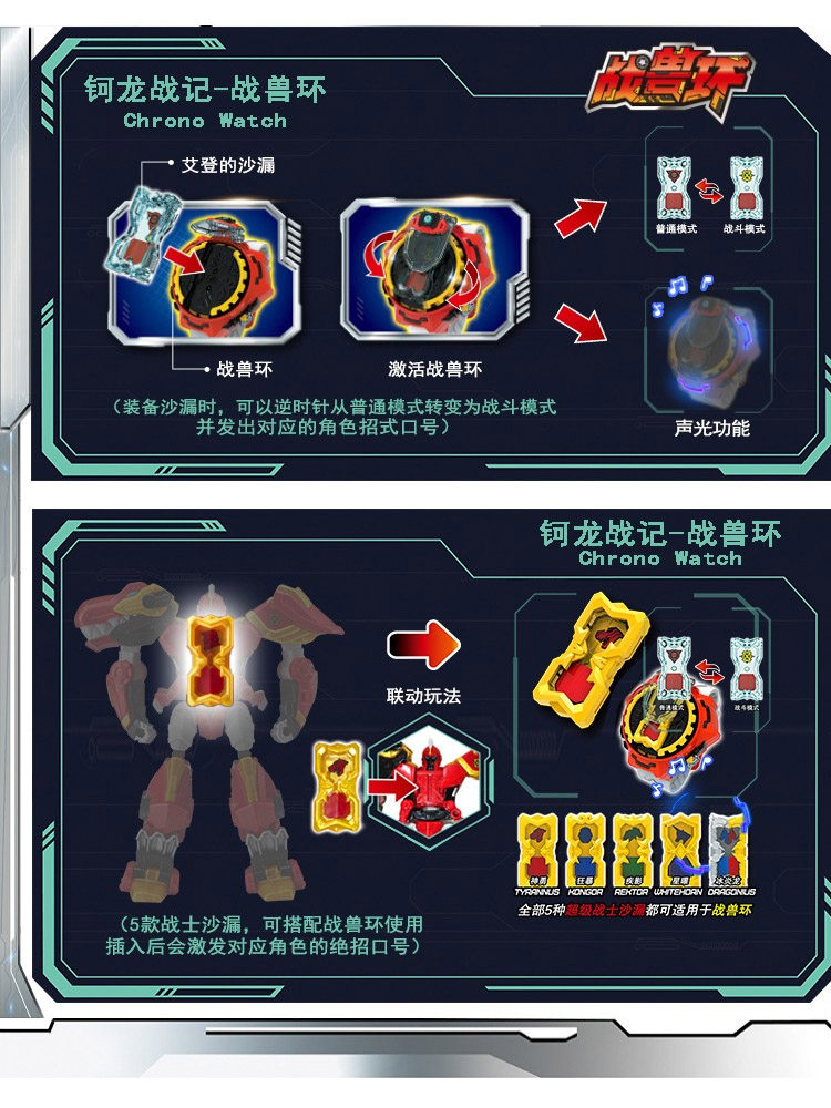 钶龙战记变形科克隆神勇机器人玩具 未出动漫儿童机器人/变形玩具