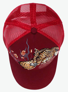 oniarai鬼洗 夏季新品 泥棒蓝猫头鹰刺绣 网帽  棒球帽 20NA401
