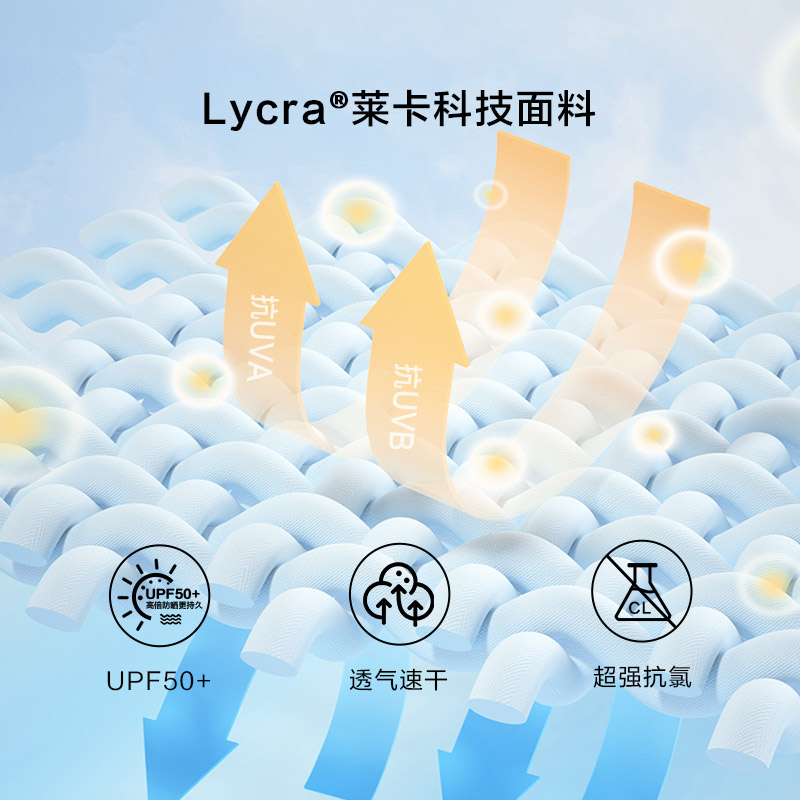 SISIILEE西西里 男士T恤版防晒上衣新款印花泳衣冲浪服 - 图0