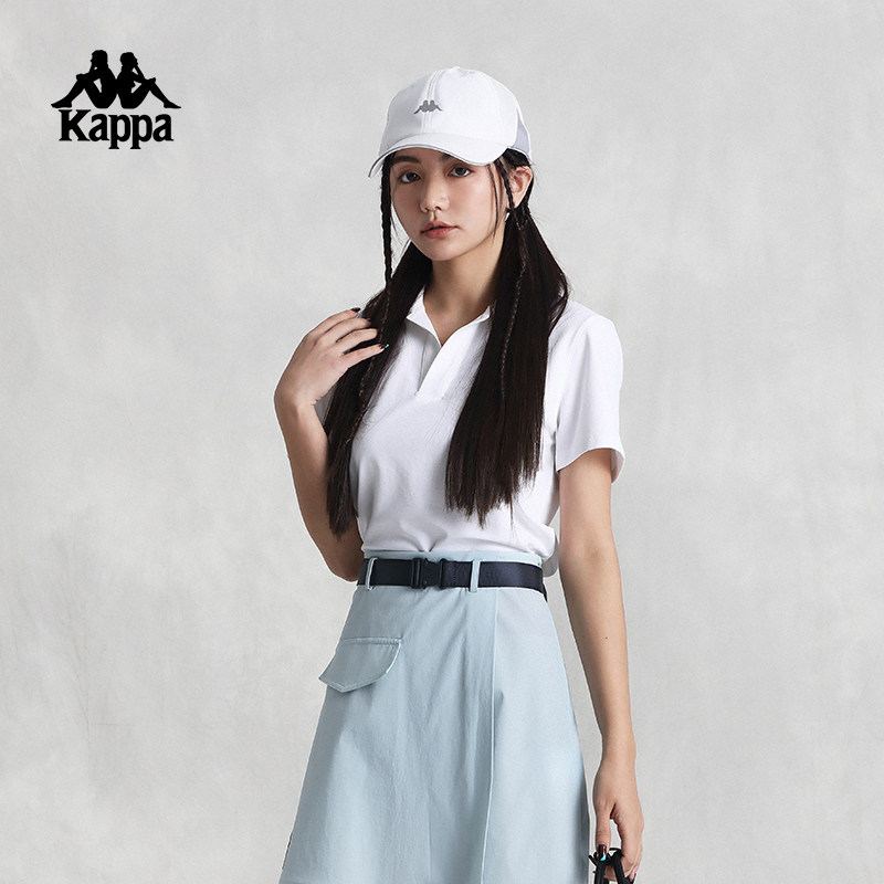 Kappa卡帕短袖2026新款女运动POLO衫刺绣半袖短款T恤夏K0E42PD81,淘宝优惠券,粉丝福利购,淘宝优惠卷