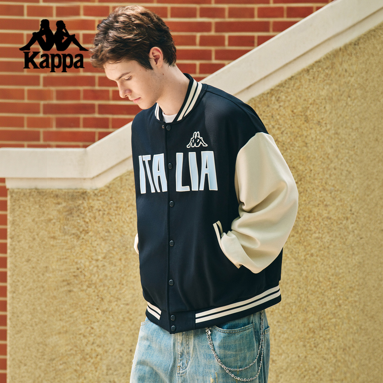 kappa卡帕背靠背夹克外套男女情侣2026春新款休闲运动棒球服上衣,淘宝优惠券,粉丝福利购,淘宝优惠卷