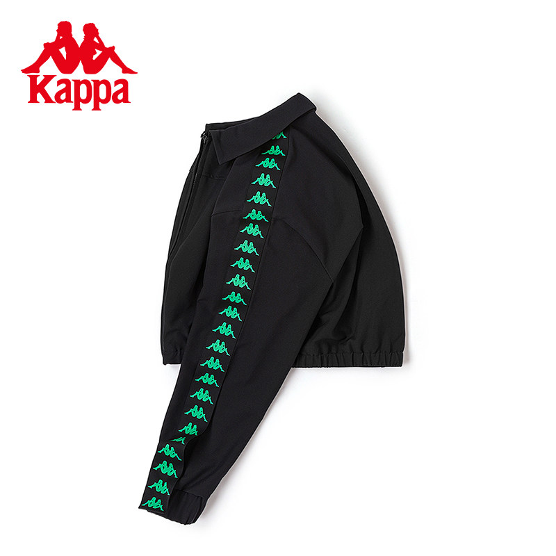 Kappa卡帕复古运动茄克2026新款女撞色串标夹克外套短款休闲开衫,淘宝优惠券,粉丝福利购,淘宝优惠卷
