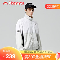 Kappa Capa Outlets woven jacket lovers mens and womens pants thick cotton T casual cardiovert blouses