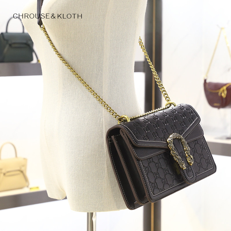小ck女2020新款潮正品高级感链条包 chrousekloth女士包袋