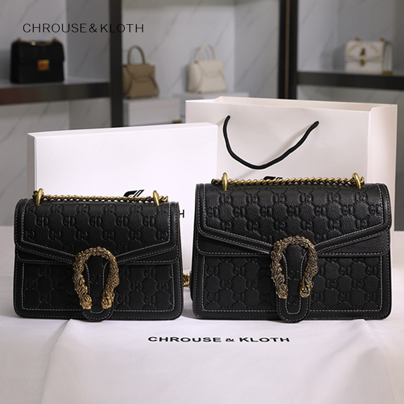 小ck女2020新款潮正品高级感链条包 chrousekloth女士包袋