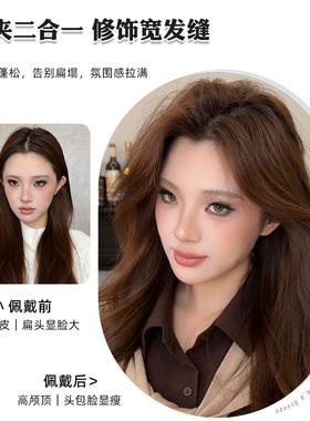 多巴胺可爱小猫咪梳子发夹女高颅顶蓬松夹侧边碎发刘海夹发卡头饰
