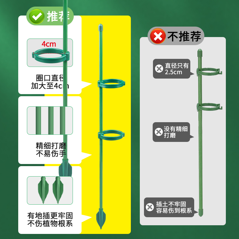 西红柿支撑杆花支撑架植物防倒伏番茄辣椒固定杆爬藤吊兰园艺花架 - 图0