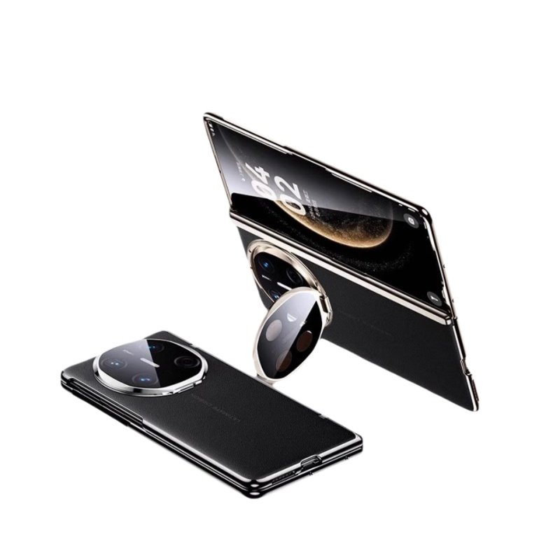 适用华为matex6手机壳中轴铰链全包磨砂真皮X5典藏版折叠屏镜头支架新款高级感外壳matex3防摔奢华男女保护套,淘宝优惠券,粉丝福利购,淘宝优惠卷