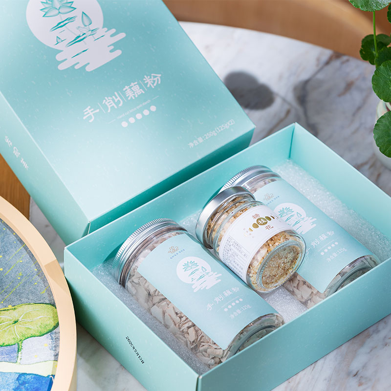 寻藕记旗舰店手削藕粉纯藕粉无添加孕妇杭州西湖特产原味正宗手工古法耦粉250g3