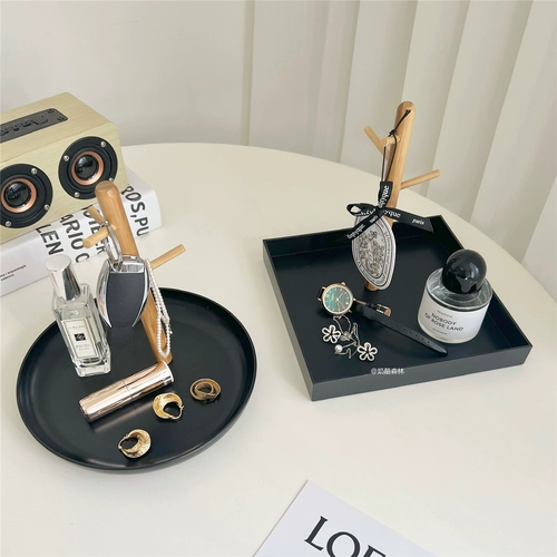 Брендовая деревянная ретро аромотерапия для ключей, система хранения, простой и элегантный дизайн