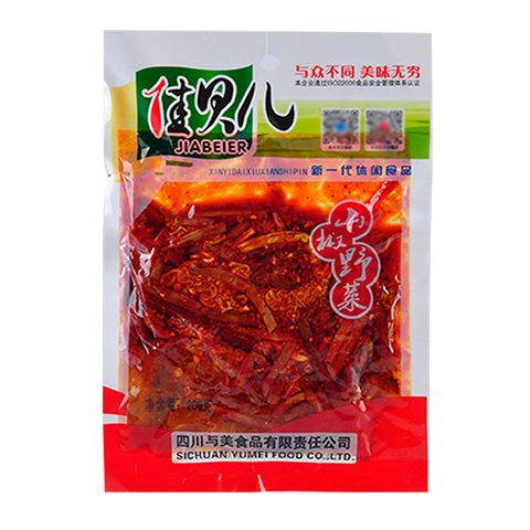 与美佳贝儿山椒蕨菜香辣开味下饭菜龙爪菜四川泡菜即食零食200g - 图3