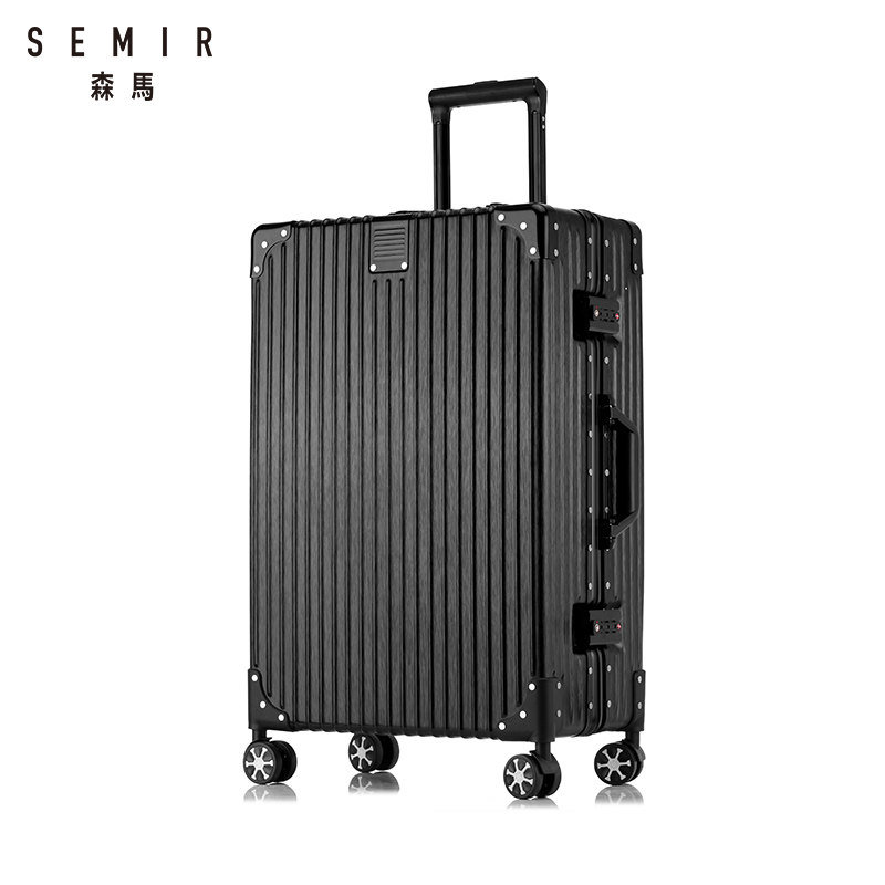 森马ins网红新款潮女小型男拉杆箱 森马大熊旅行箱