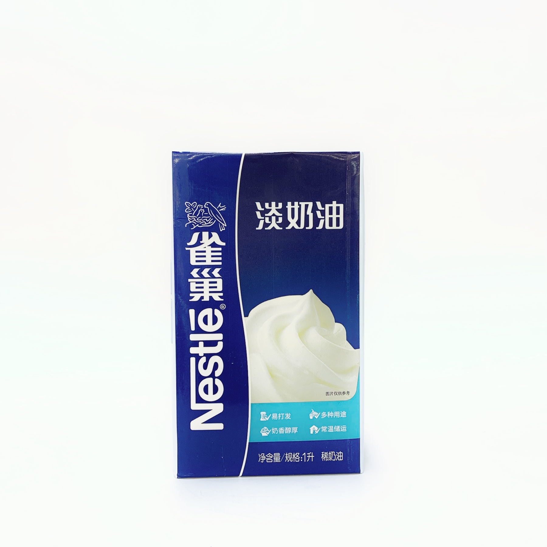 Nestle/雀巢淡奶油1L*12盒动物性稀奶油蛋糕烘焙裱花鲜奶油家用-图3