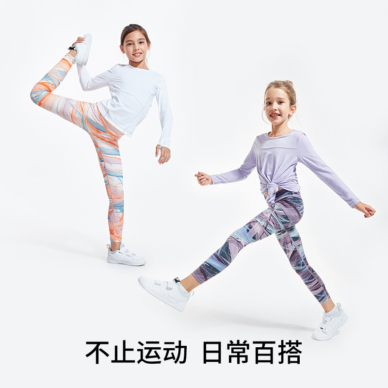 moodytiger春季女童运动裤打底裤 moodytiger裤子