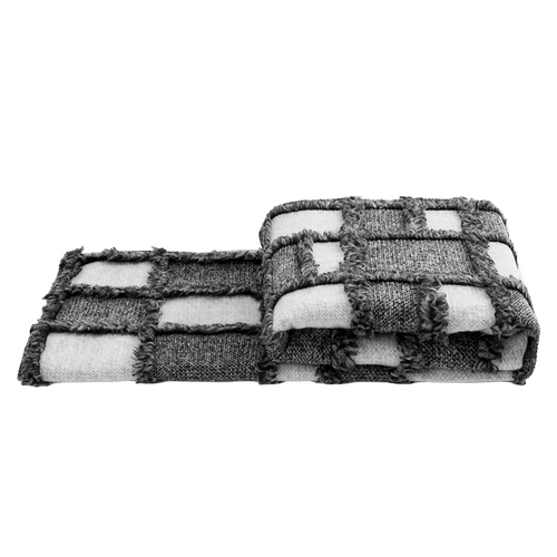 柏洛斯家居样板房轻奢床上床尾毯酒店家用客厅搭毯搭巾沙发羊毛毯 - 图3