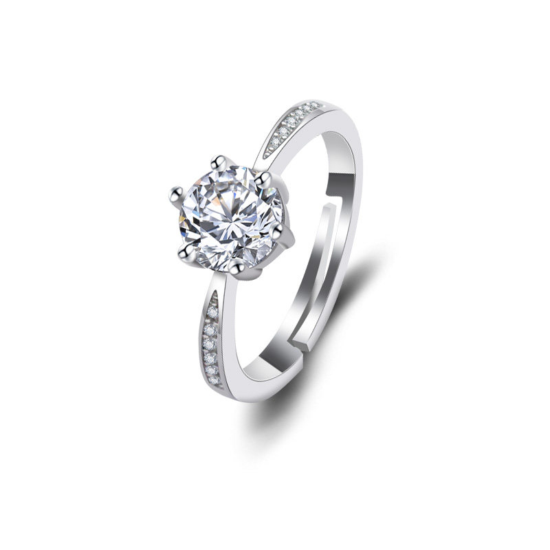 情侣对戒男女假道具开口可调节结婚 筱艳饰品戒指/指环