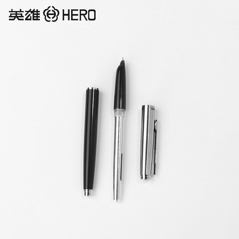 英雄钢笔官方旗舰复古吸墨经典老款007 0.38mm极细包尖暗尖英雄牌男女生小学生三四五六年级专用,淘宝优惠券,粉丝福利购,淘宝优惠卷